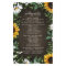Sunflower Floral Rustic Wood Fall Wedding Programs