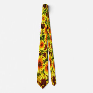 Sunflower Floral  Tie
