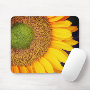 Sunflower Flower Petals Mouse Mat