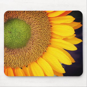 Sunflower Flower Petals Mouse Mat