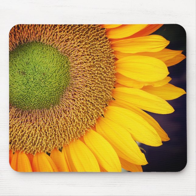 Sunflower Flower Petals Mouse Mat (Front)
