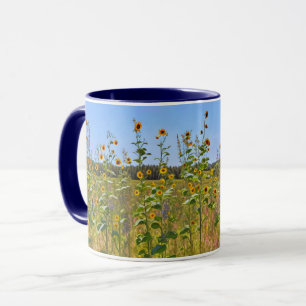 Sunflower Flowers on a Farm Art Mug Cup