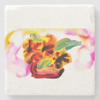 Sunflower for mother's day  stone coaster