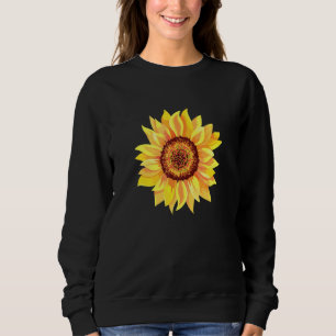 Sunflower For Women Graphic Ort Sleeve Womens Sweatshirt