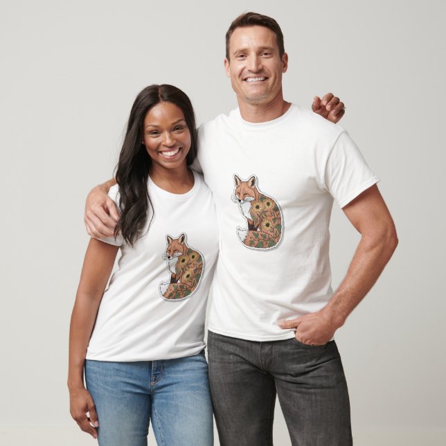 Sunflower Fox Dreamer T-Shirt (Unisex)