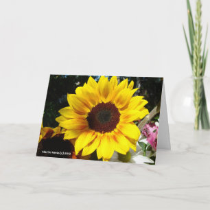 Sunflower & Friends Bouquet Card
