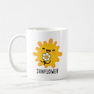 Sunflower Funny Sun And Flower Pun Coffee Mug