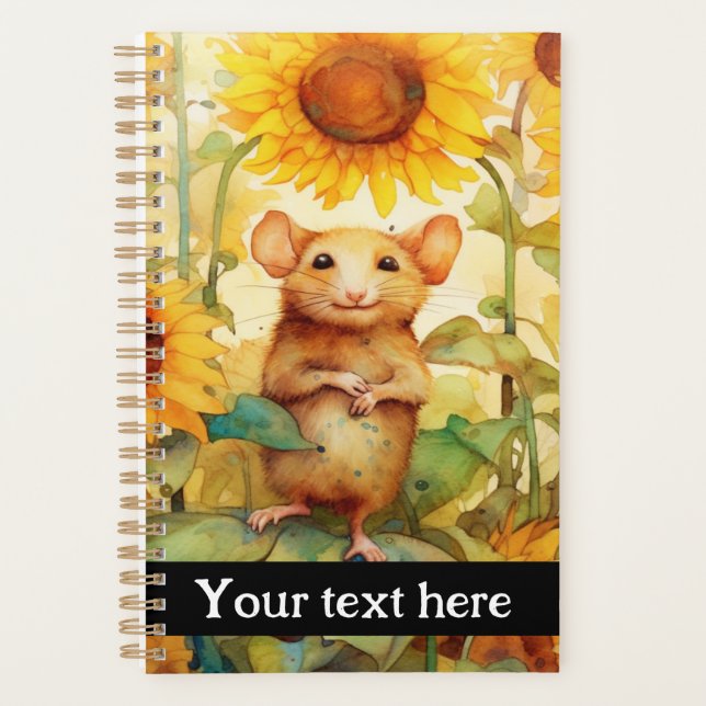 Sunflower Garden 12 Miceville Planner (Front)