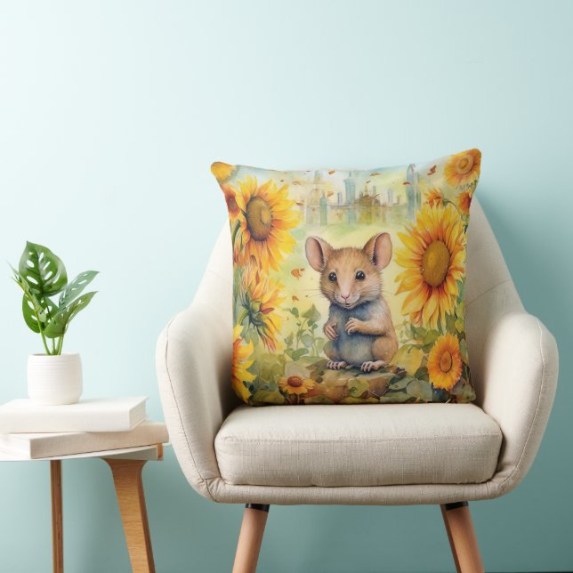 Sunflower Garden 16 of 17  Cushion (Chair)