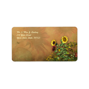 Sunflower Garden 1 Label