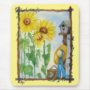 Sunflower Garden Mouse Mat