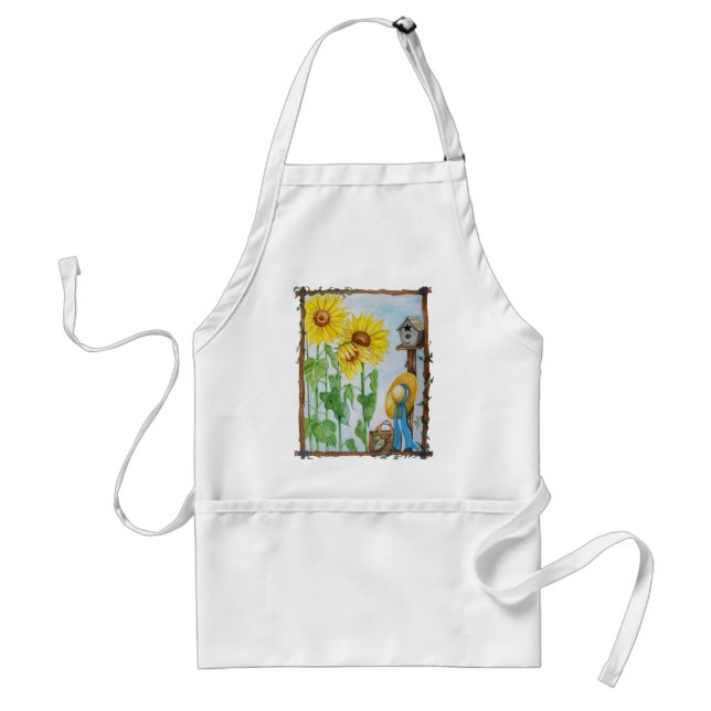 Sunflower Garden Standard Apron (Front)