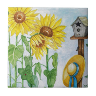 Sunflower Garden Tile