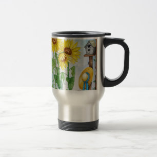 Sunflower Garden Travel Mug