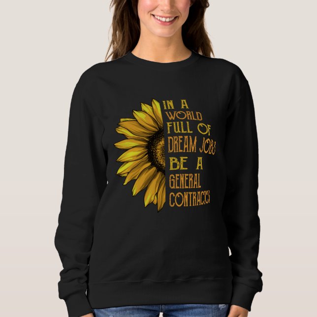 Sunflower  General Contractor Sweatshirt (Front)