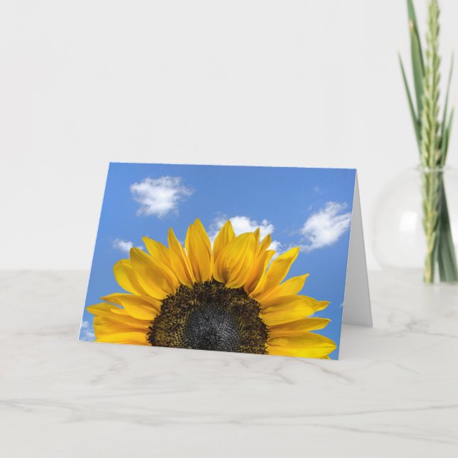 Sunflower Get Well Card (Front)