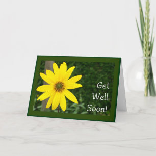 Sunflower Get Well Soon Card