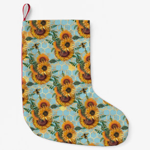 Sunflower Gifts   Bright As A Sunflower Small Christmas Stocking