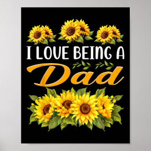 Sunflower Gifts For Dad Pregnancy Announcement App Poster