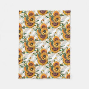 Sunflower Gifts Look At The Sunflower Fleece Blanket