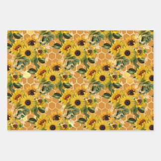 Sunflower Gifts | Make It Like A Sunflower Wrapping Paper Sheet