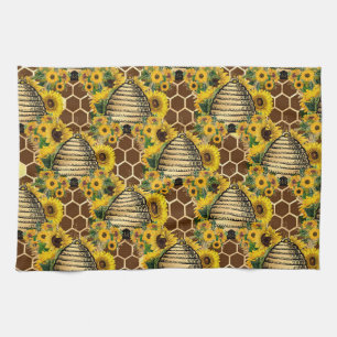 Sunflower Gifts Sunflower Of The Spring Burns Tea Towel