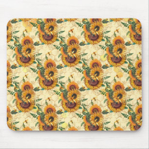 Sunflower Gifts Sunflower Turn Surrounded Mouse Mat