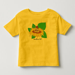 Sunflower Girl Ukrainian Folk Art Toddler T-Shirt