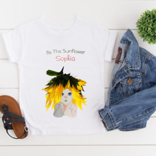 Sunflower Girls Personal Flowers  T-Shirt