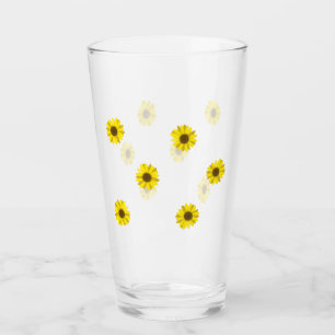 Sunflower Glass Flower Summer Sun Refreshing