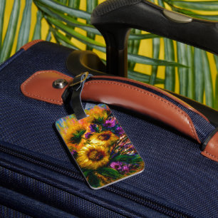 "Sunflower Glow" Luggage Tag