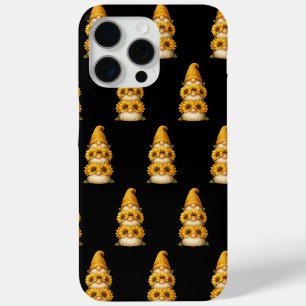 Sunflower Gnome Hidden Smiles Beneath the Golden iPhone 15 Pro Max Case
