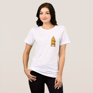 Sunflower Gnome Hidden Smiles Beneath the Golden Tri-Blend Shirt