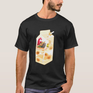 Sunflower Gnome Milk Box Garden Farmhouse Hippie S T-Shirt