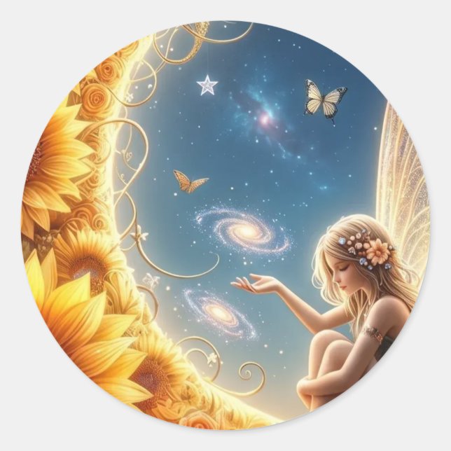 Sunflower Goddes Sticker  (Front)