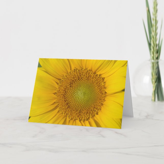 Sunflower Gold Centre Card (Front)