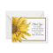 Sunflower Gold Frame Thank You Card