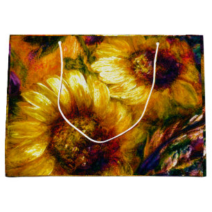 "Sunflower Gold" Large Gift Bag