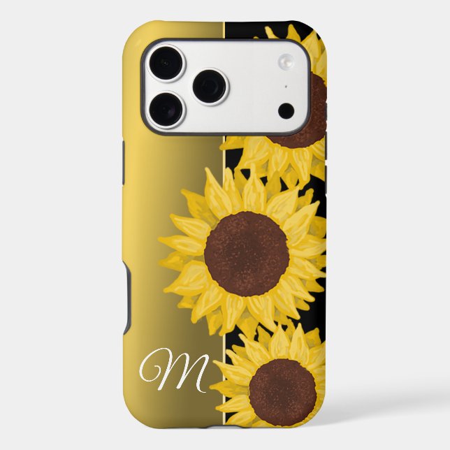 Sunflower Gold Monogram (Back)