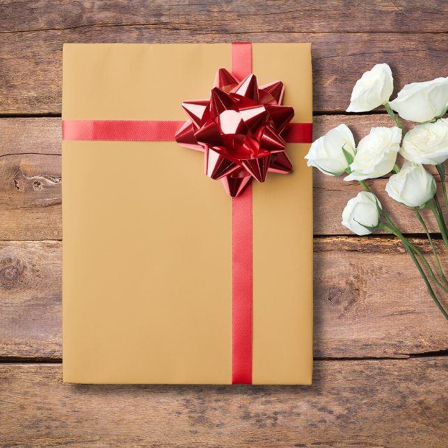 Sunflower Gold Solid Colour | Classic | Elegant Wrapping Paper (Creator Uploaded)