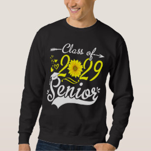 Sunflower Graduation Senior Class of 2029 29 Funny Sweatshirt