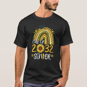 Sunflower Graduation Senior Class Of 2032 Graduate T-Shirt