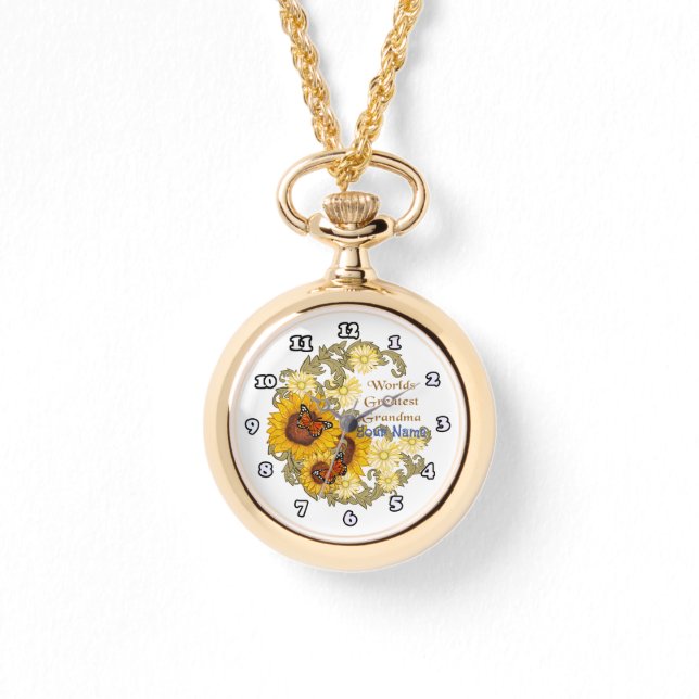 Sunflower Grandma Watch (Front)