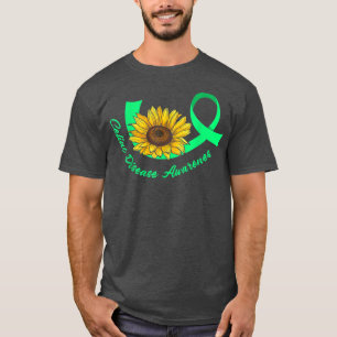 Sunflower Green Ribbon Celiac Disease Awareness T-Shirt