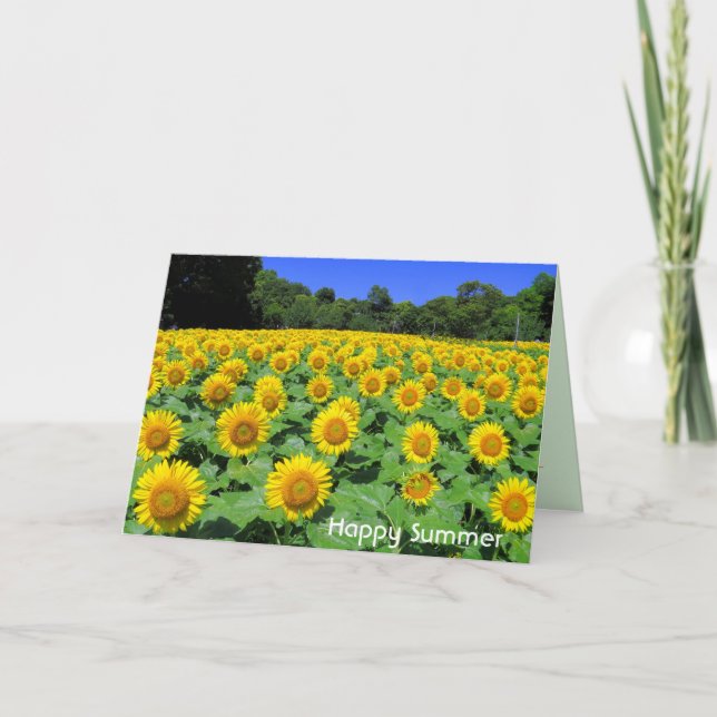 Sunflower：Greeting Card (Front)