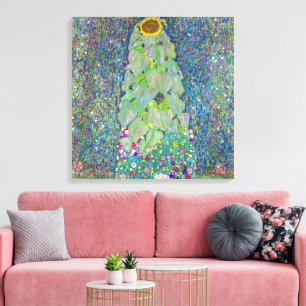 Sunflower Gustav Klimt Canvas Print