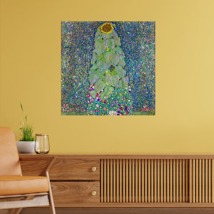 Sunflower Gustav Klimt Poster
