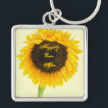 Sunflower Happily Ever After Honeymoon KeyChain<br><div class="desc"></div>