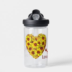 Sunflower Heart Water Bottle