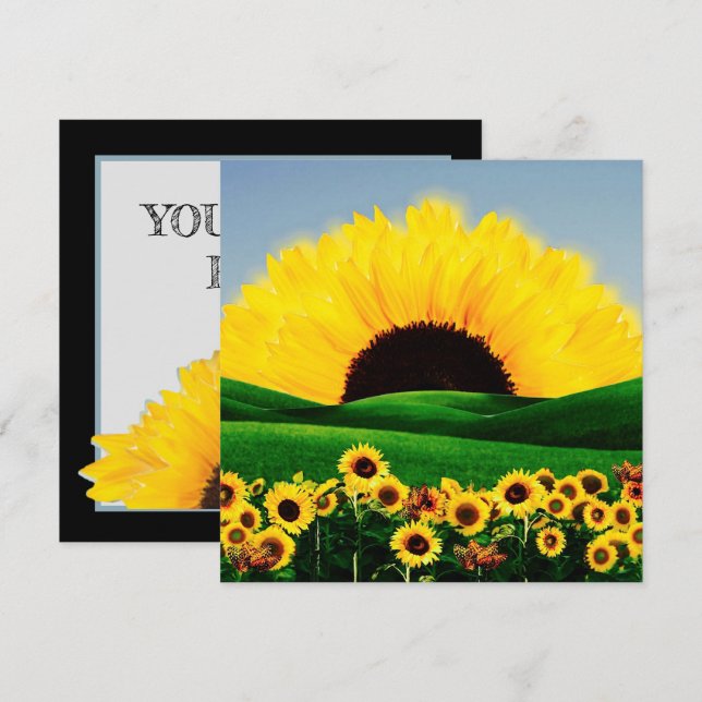 SUNFLOWER HILL HOLIDAY CARD (Front/Back)